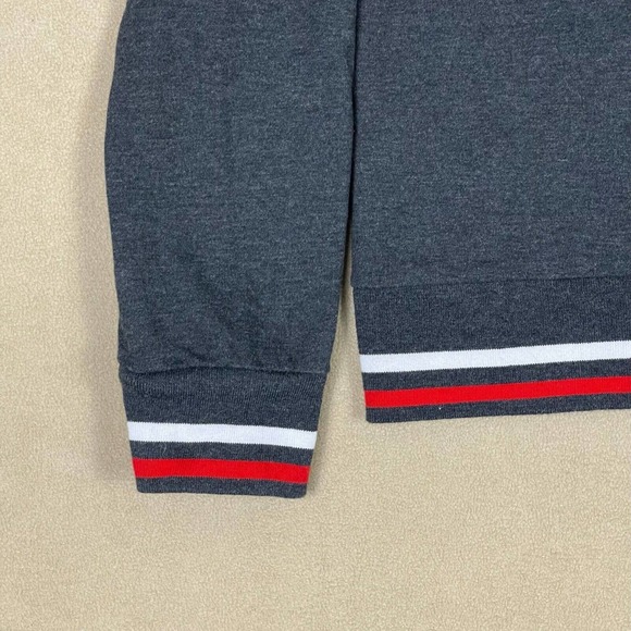 Chicago Bulls Windy City Pullover Sweater Mens L Gray Patch Design Logo - Picture 3 of 10